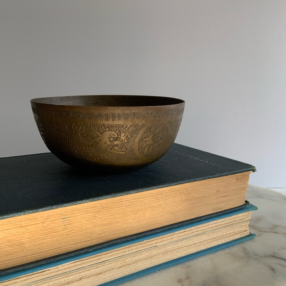 Etched Dragons Bowl